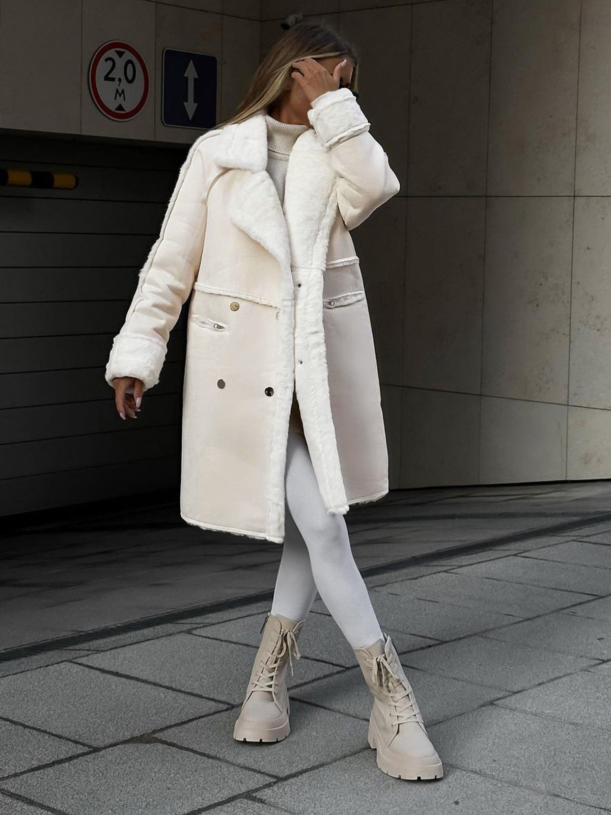 Berg-Feldt | Manteau Teddy Femme Hiver