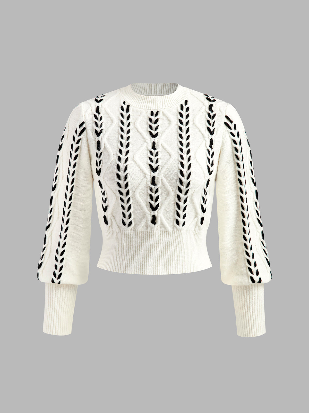 Berg-Feldt | Strickpullover mit Lochmuster Acrylmischung Elegant und Modern