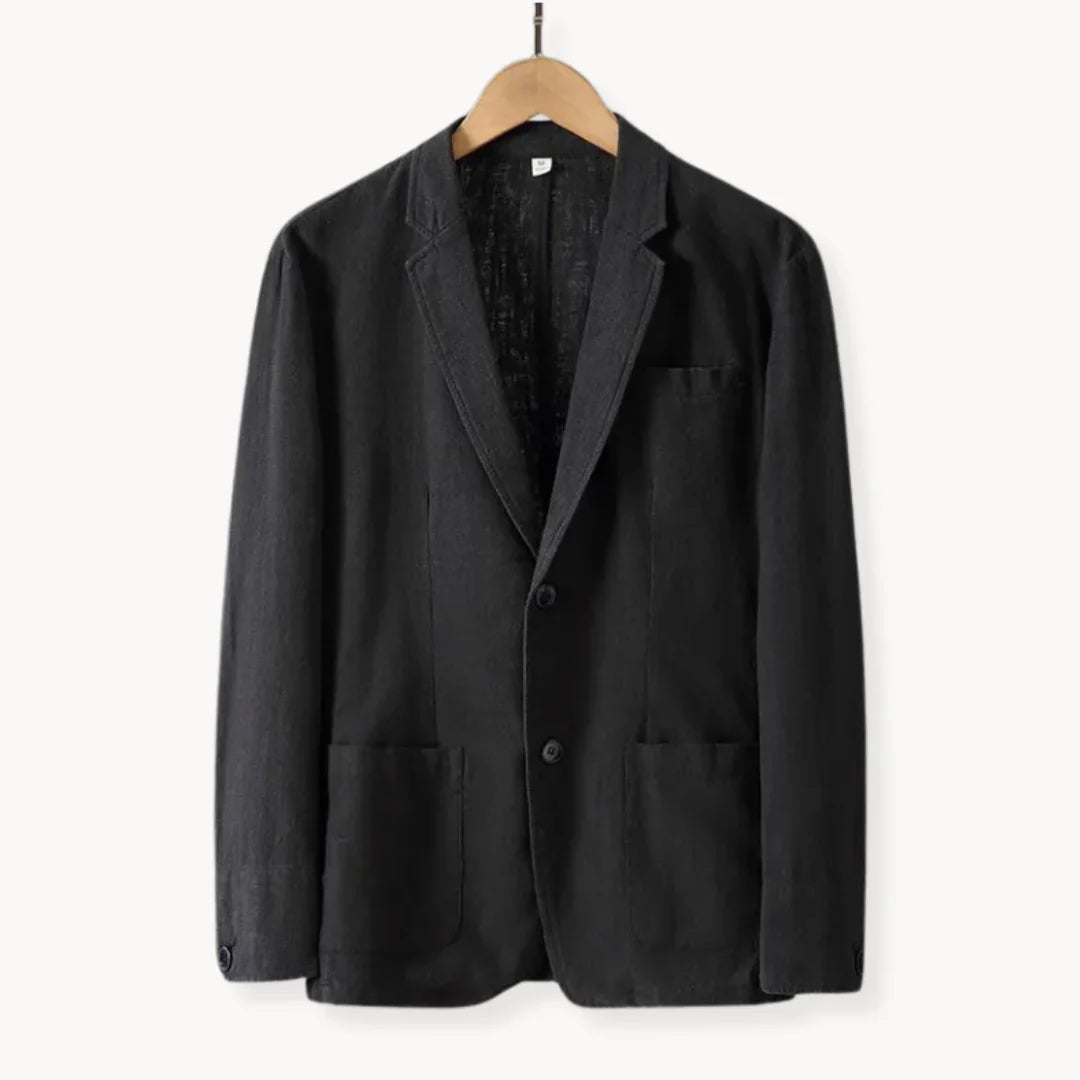 AYSEL : Blazer droit en lin