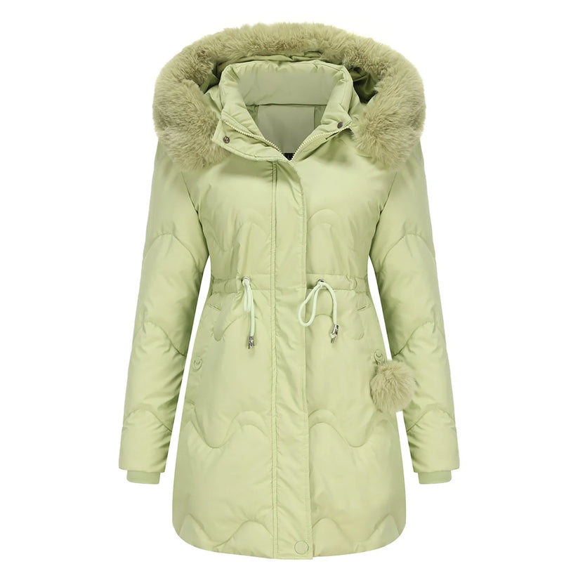 Berg-Feldt | Manteau d'hiver avec col moelleux Renata