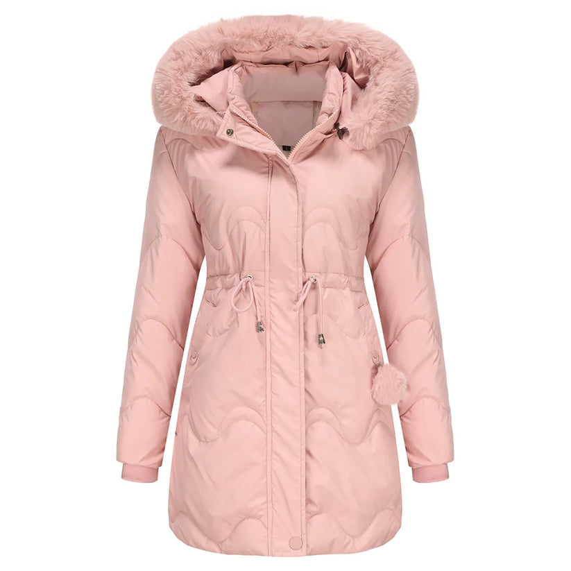 Berg-Feldt | Manteau d'hiver avec col moelleux Renata