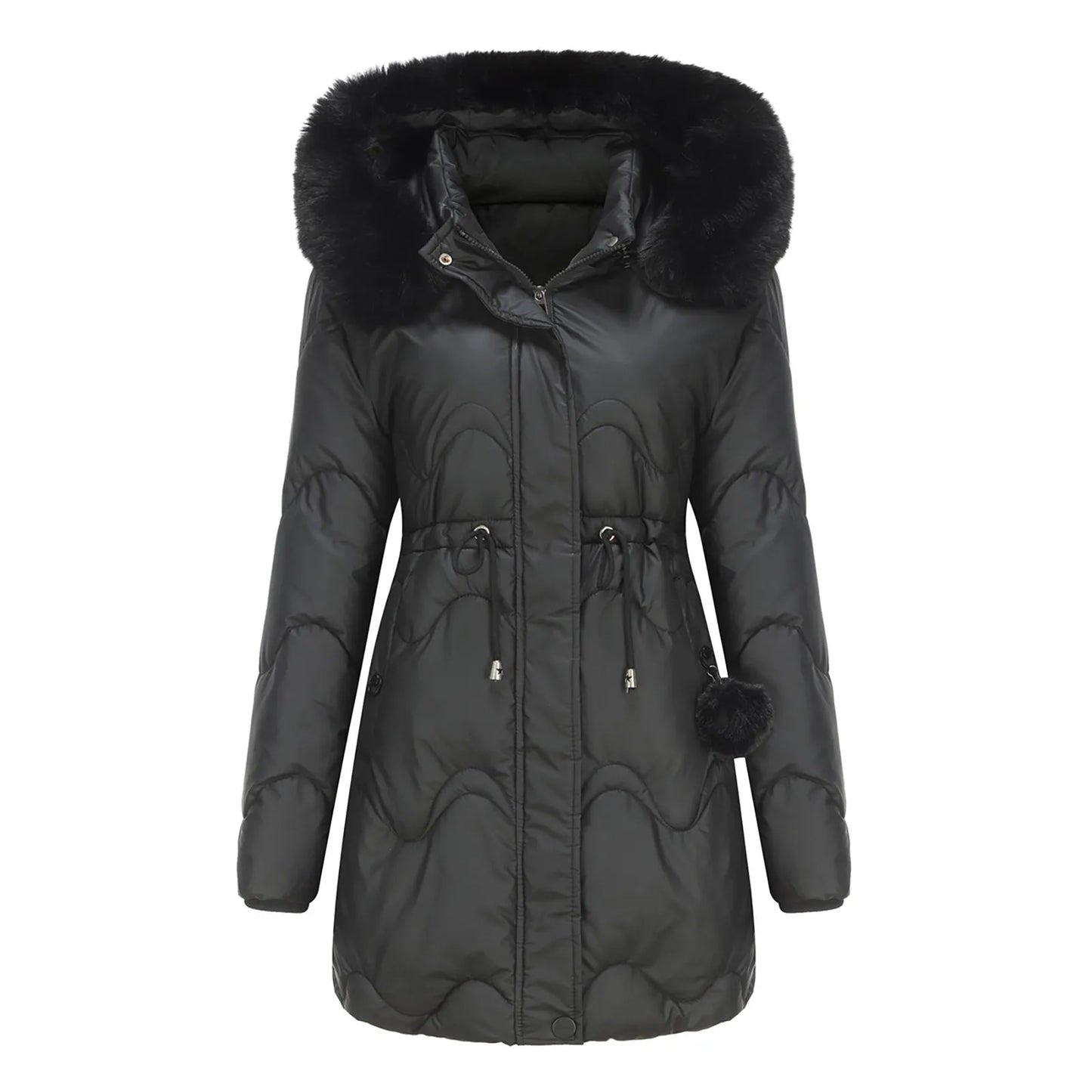 Berg-Feldt | Fleece gefütterte Winterjacke mit weichem Kragen
