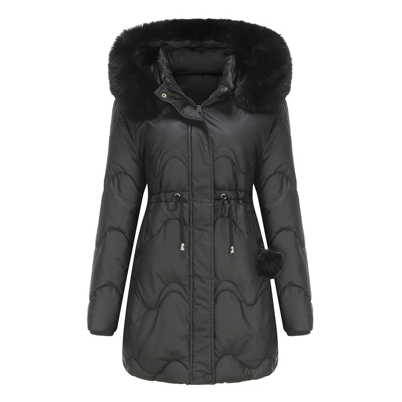 Berg-Feldt | Manteau d'hiver avec col moelleux Renata