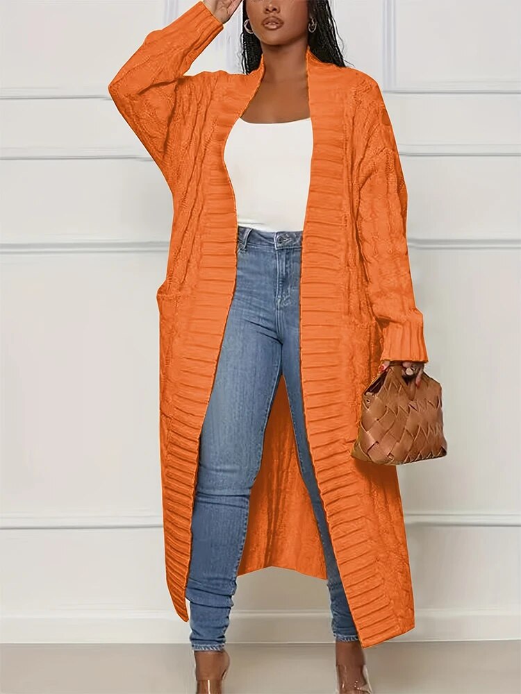 Cardigan en grosse maille Brooklyn avec poches