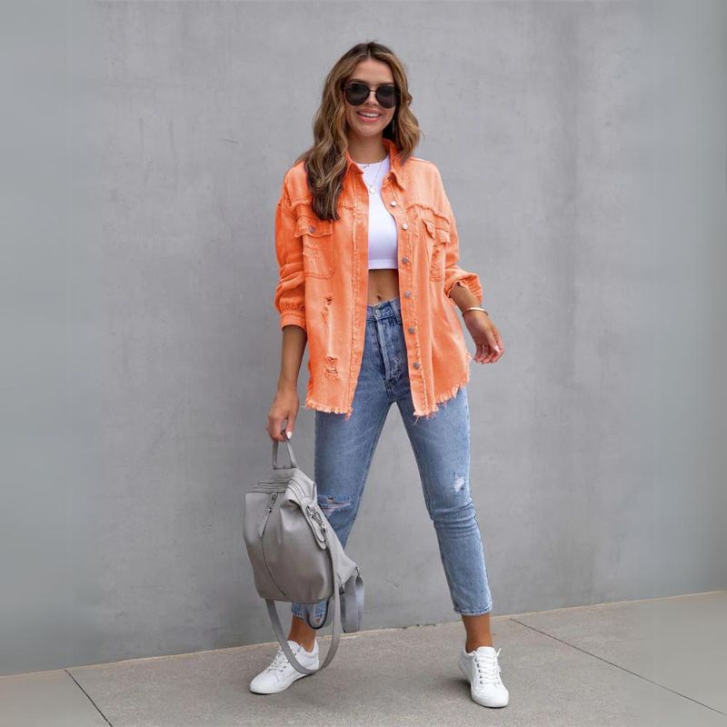Veste en jean femme au style tendance - Billie