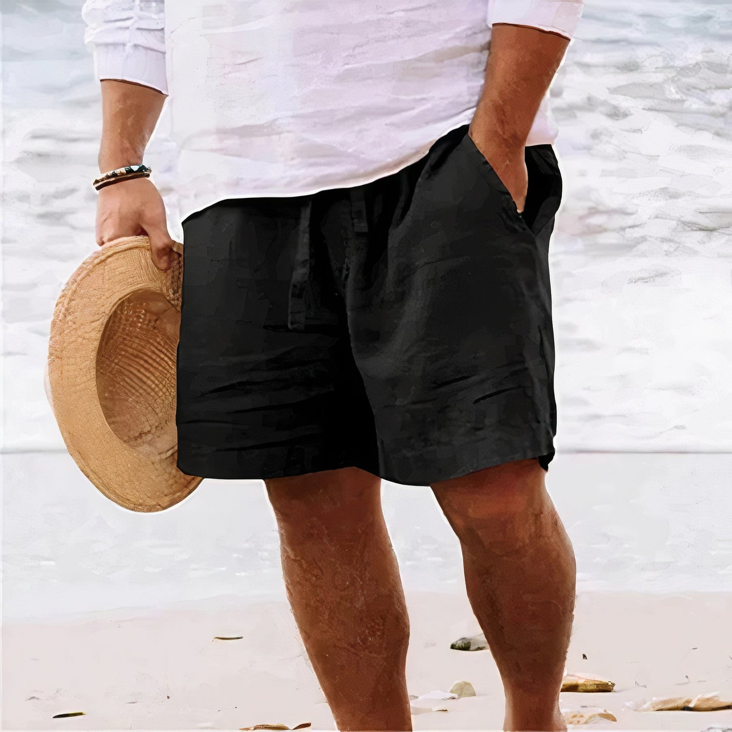 Zachs luftige Leinenshorts