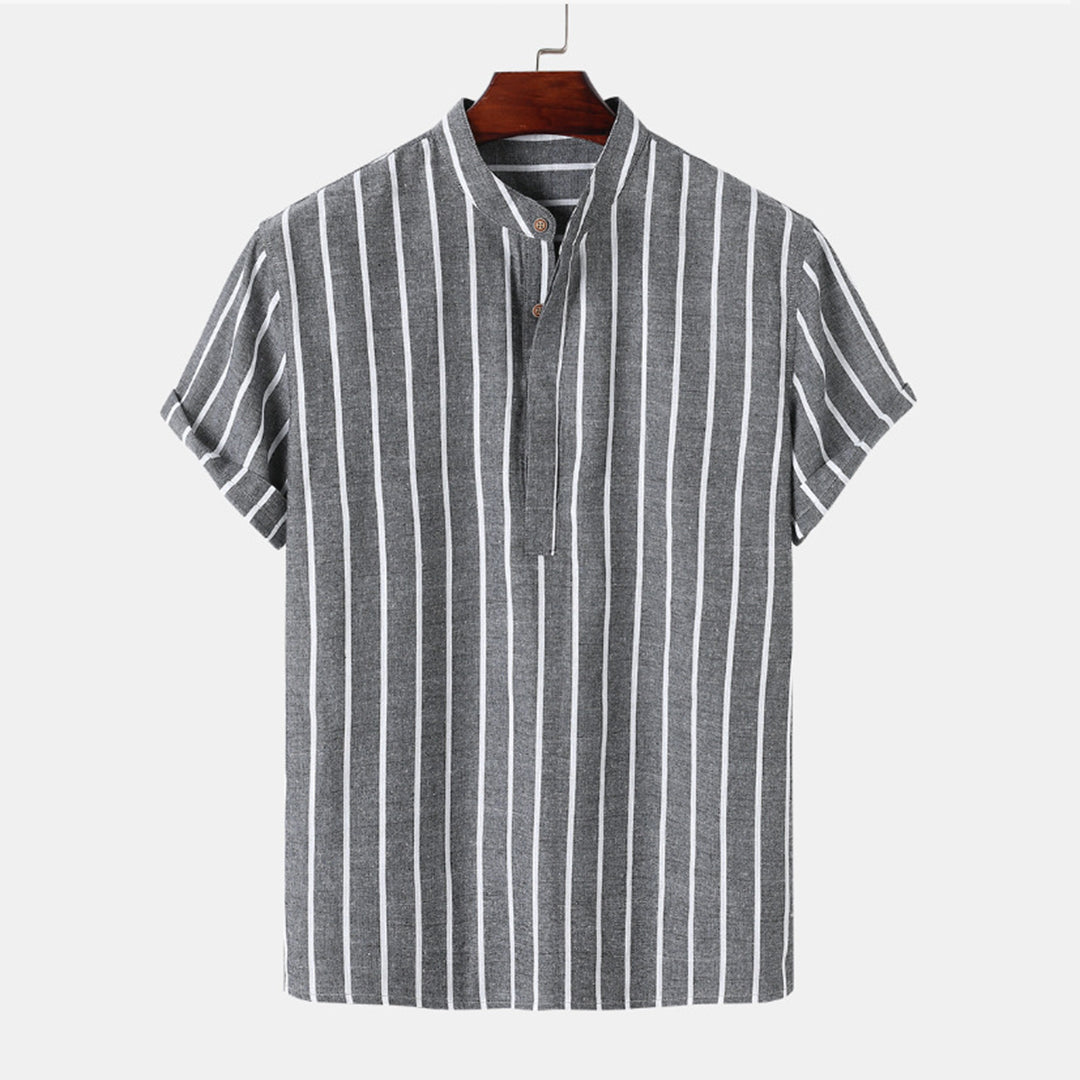 Chemise homme Irwin à patte de boutonnage mi-longue