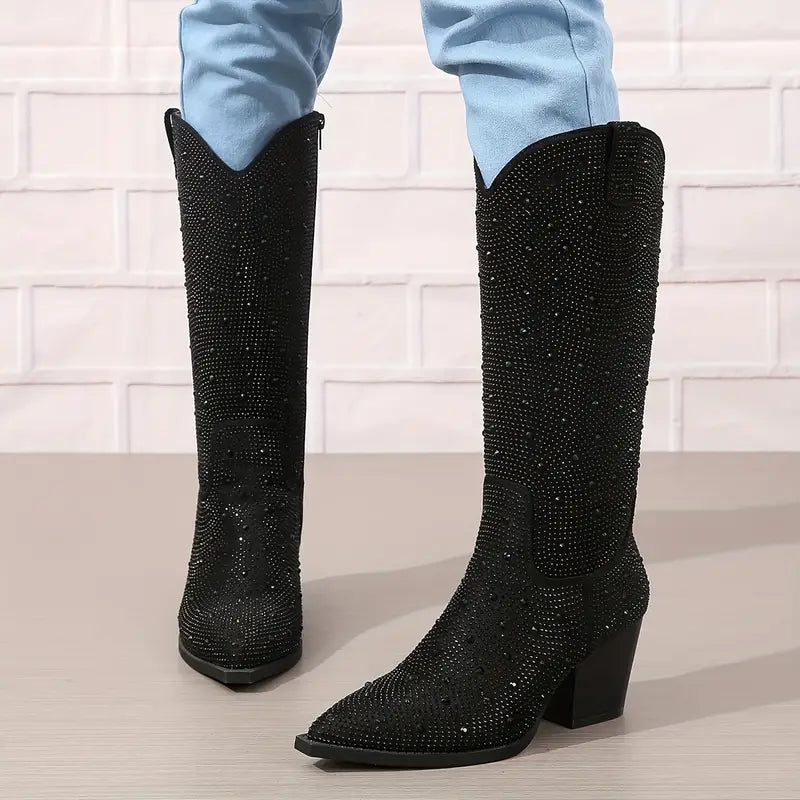 Berg-Feldt | Glitzernde Cowboy-Stiefel