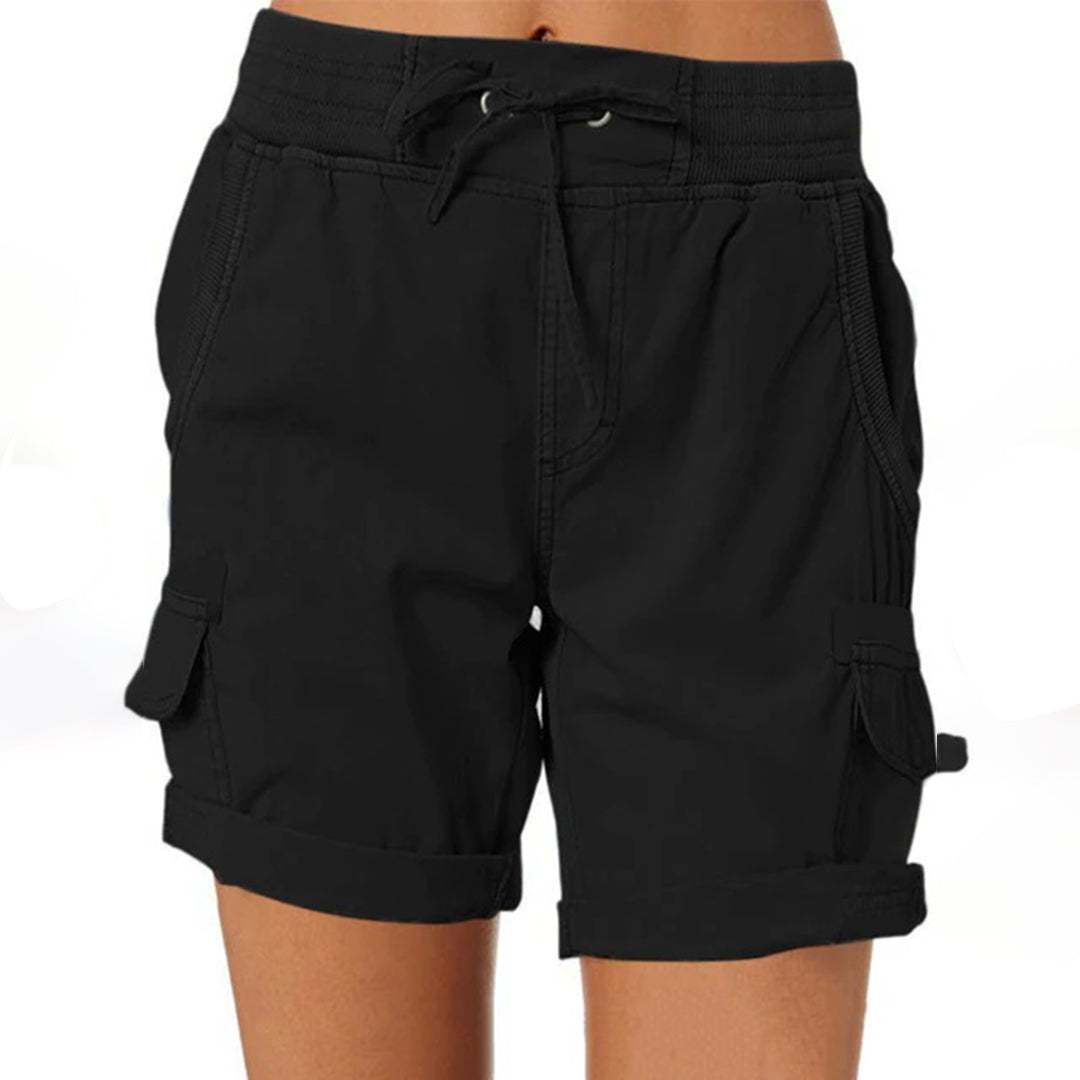 EMERSYN – Short cargo tendance pour femme pour des aventures estivales