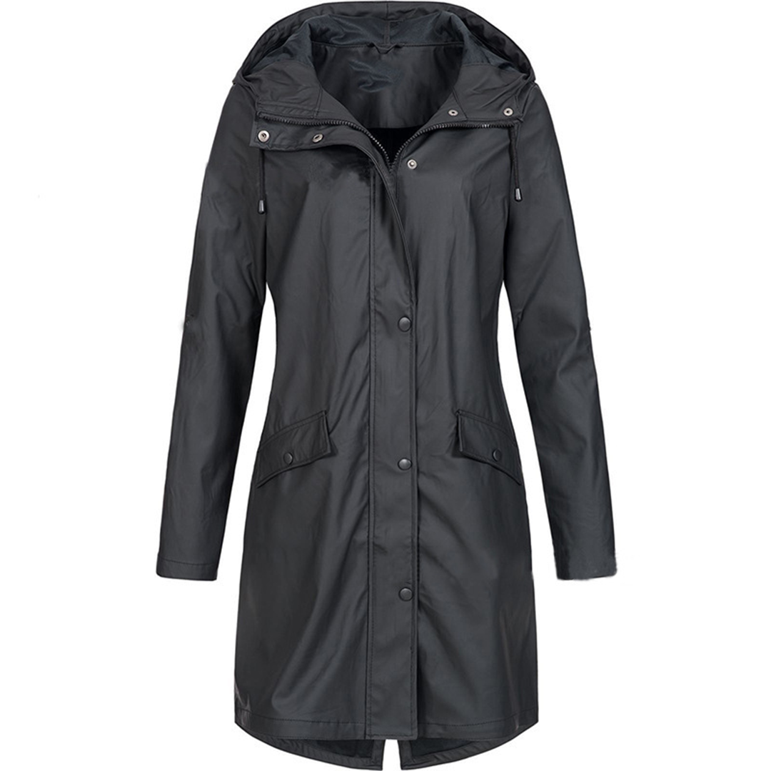Berg-Feldt | Veste longue imperméable à capuche pour femme