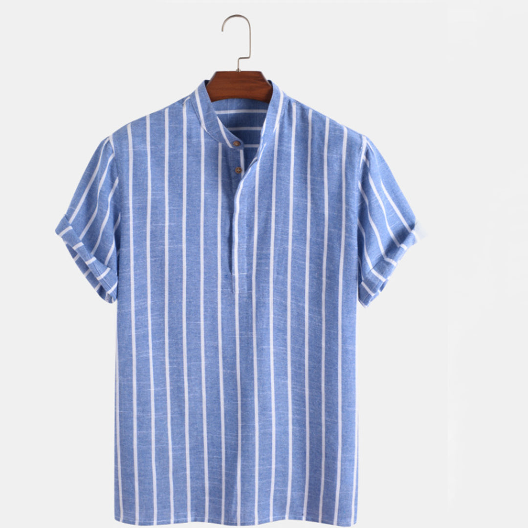 Chemise homme Irwin à patte de boutonnage mi-longue