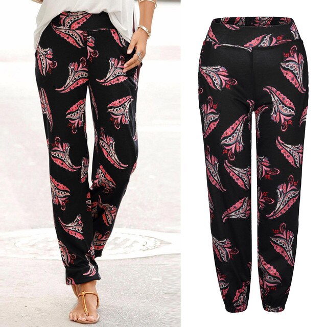 Pantalon bohème imprimé Frida