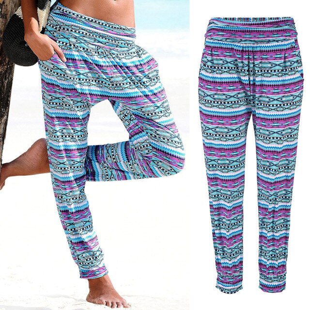 Pantalon bohème imprimé Frida