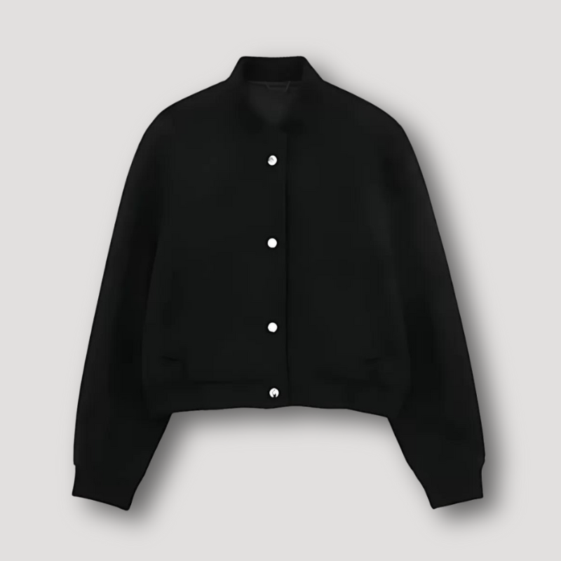 Bergan: Blouson bombardier côtelé classique, décontracté et minimaliste