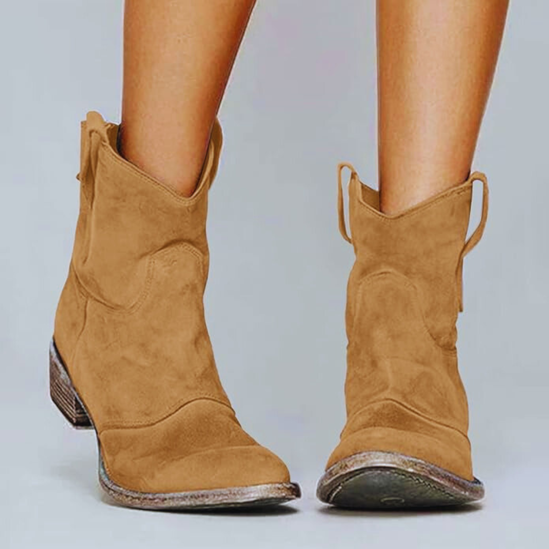 Berg-Feldt | Bottines vintage à lacets en cuir