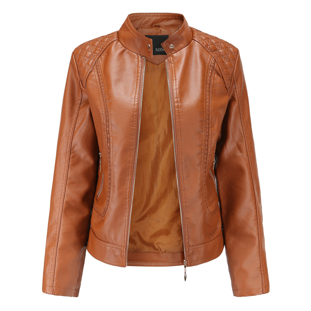 Berg-Feldt | Elegante Lederjacke Mit Modernem Schnitt