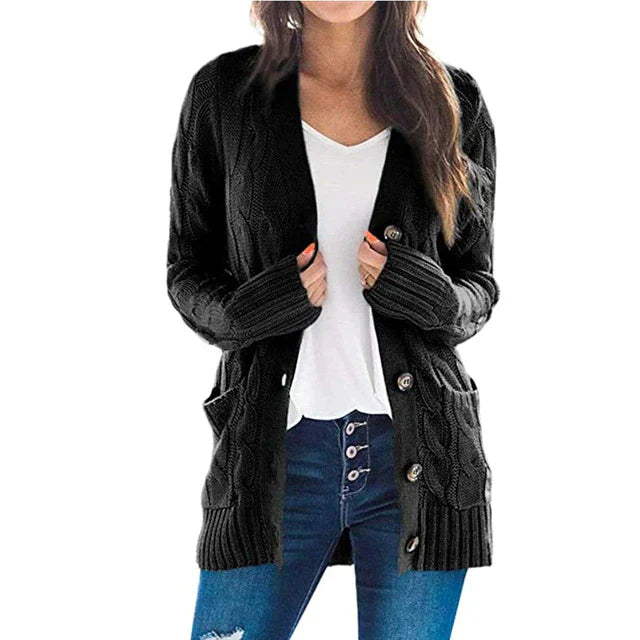 Cardigan femme avec poches