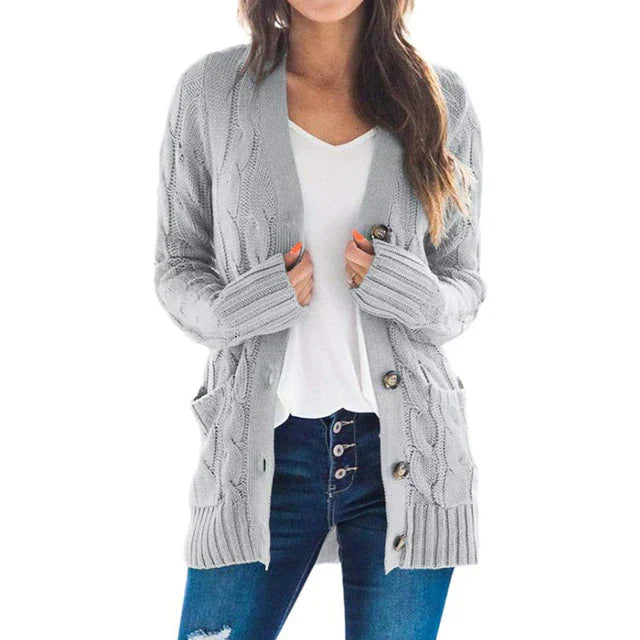 Cardigan femme avec poches