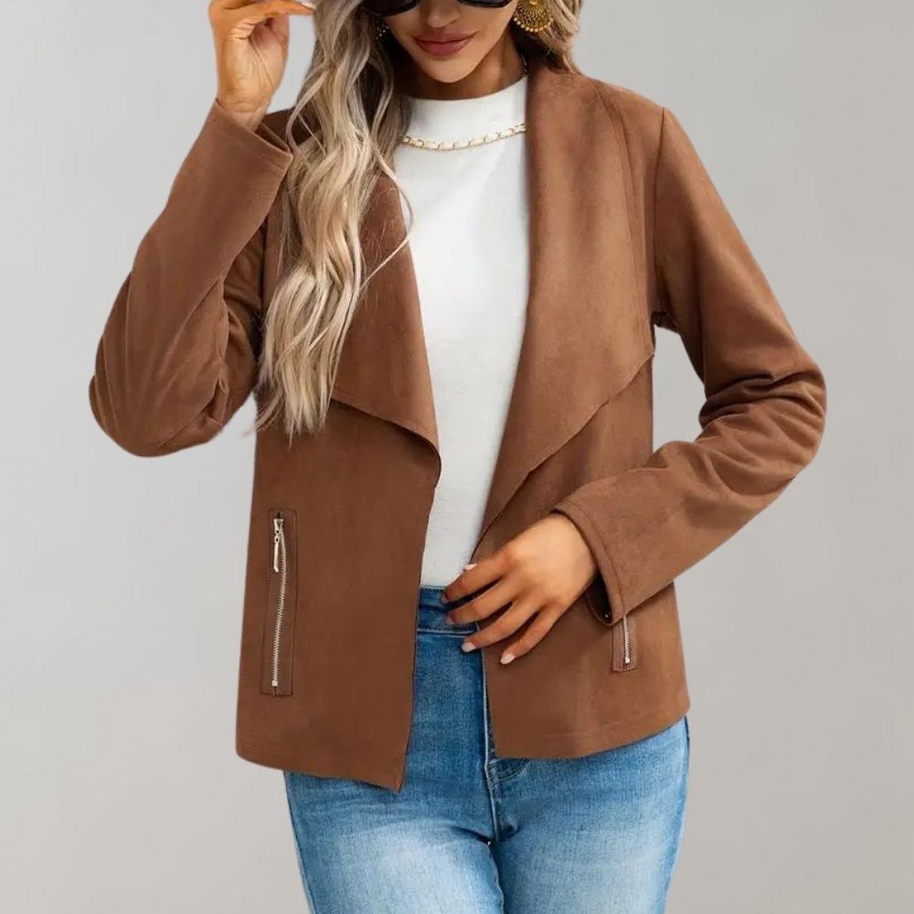 Berg-Feldt | Veste en daim souple Légère et élégante Design intemporel