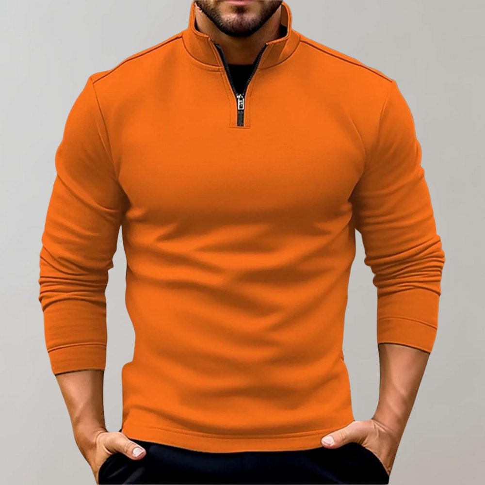 Berg-Feldt | Herrenpullover mit Reißverschluss