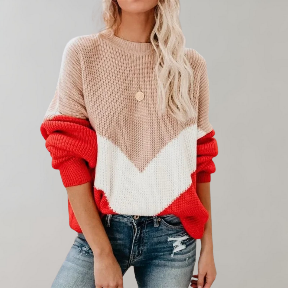 Haut femme Sarah : Pull oversize tendance