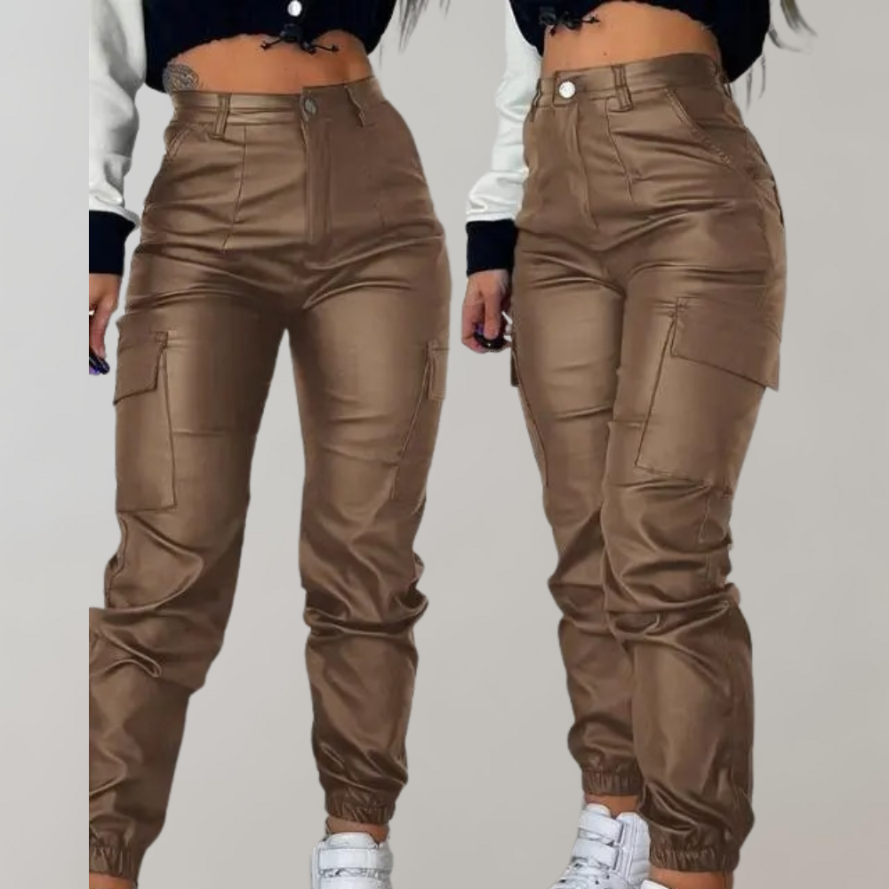 Berg-Feldt | Pantalon cargo taille haute et poches pour femme
