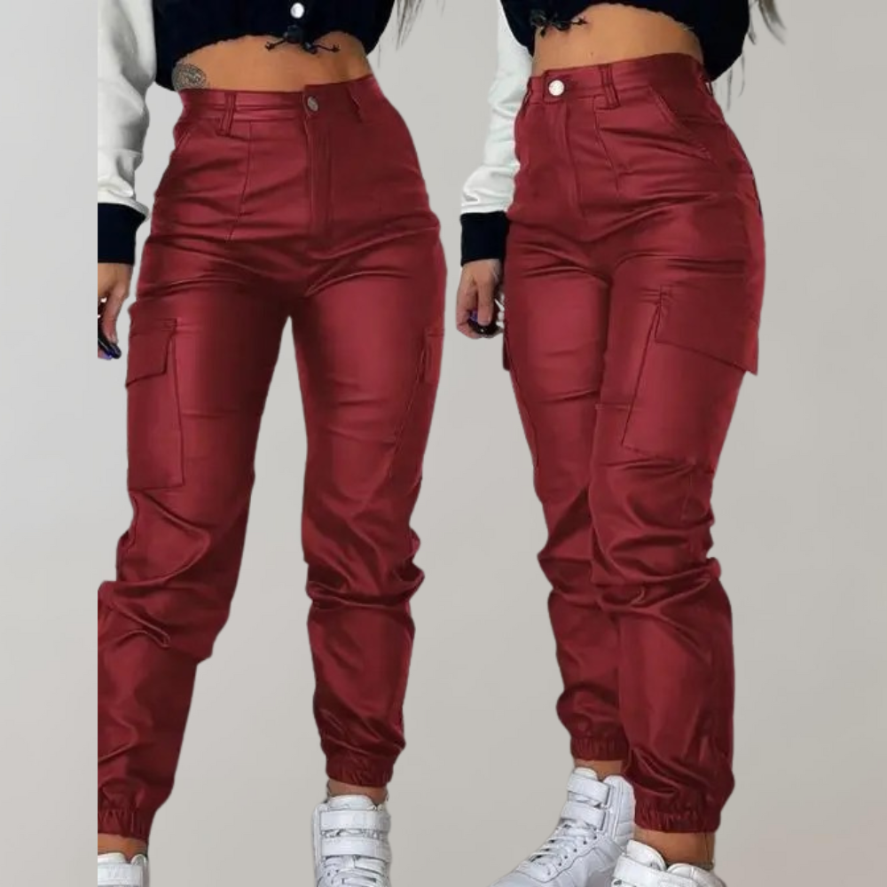 Berg-Feldt | Pantalon cargo taille haute et poches pour femme