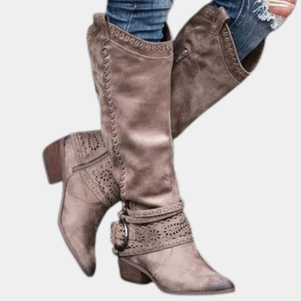 Edle Damen-Stiefeletten im klassischen Stil von Cora
