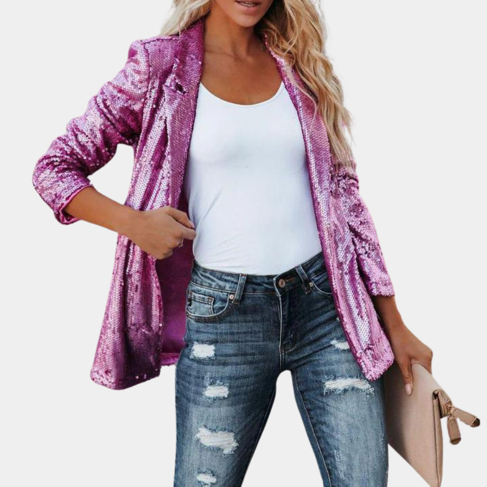Berg-Feldt | Schicker Blazer mit Pailletten für Frauen