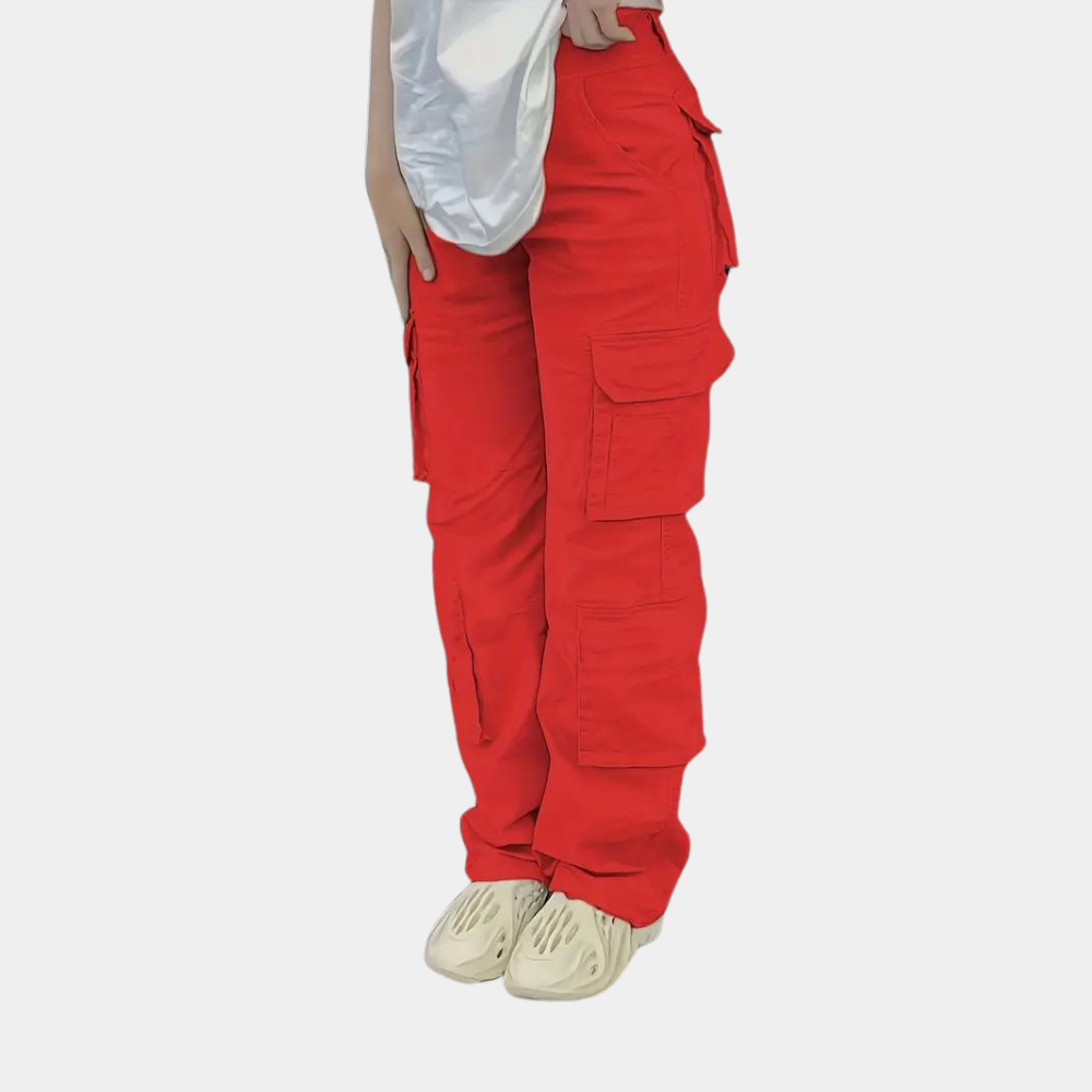 Pantalon cargo Cécilia pour femme avec grandes poches