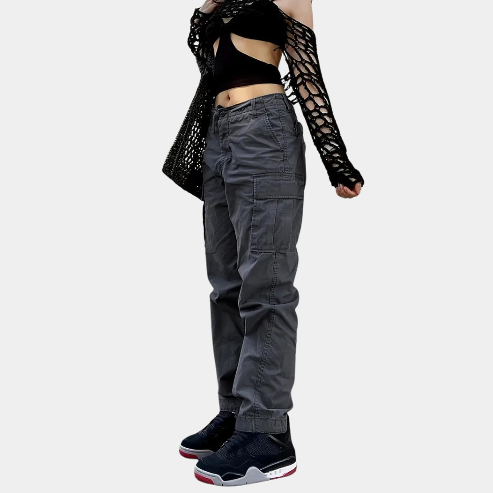 Pantalon cargo femme Carina – stylé et décontracté