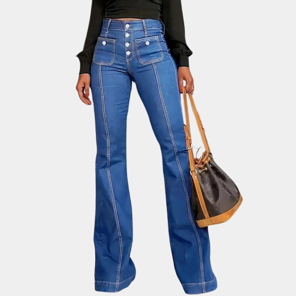Pantalons taille haute élégants et confortables Pazienza pour femme - Chic !