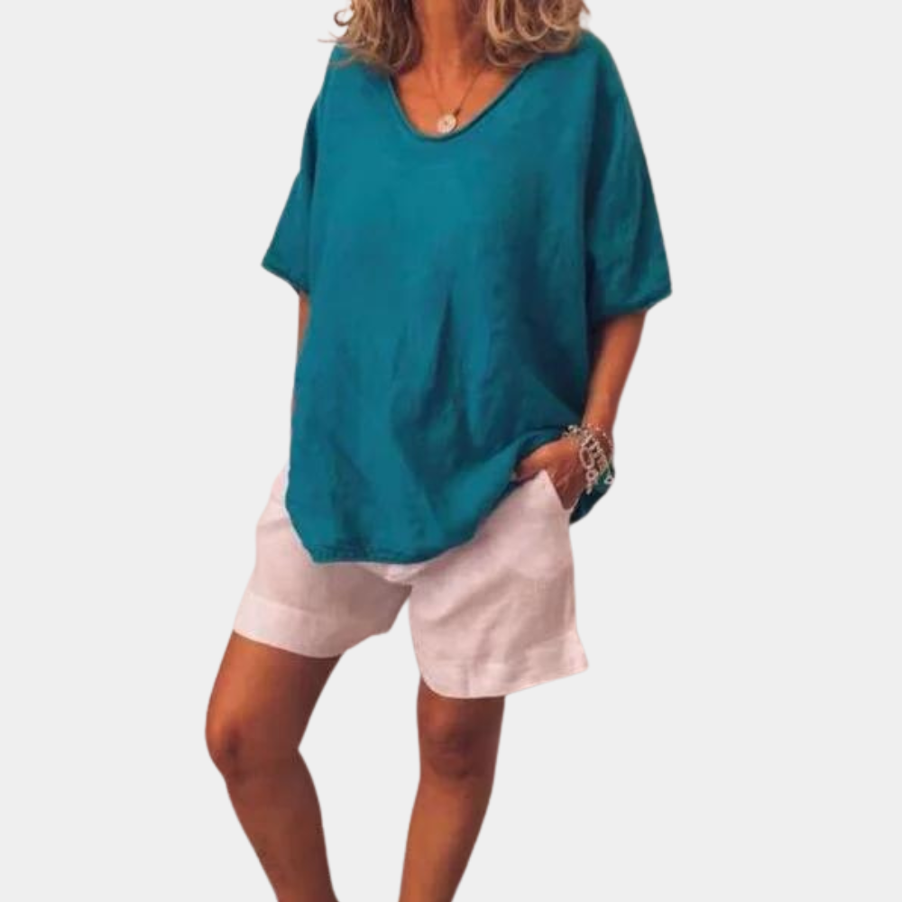 T-shirt ultra doux, tendance et ample pour femme