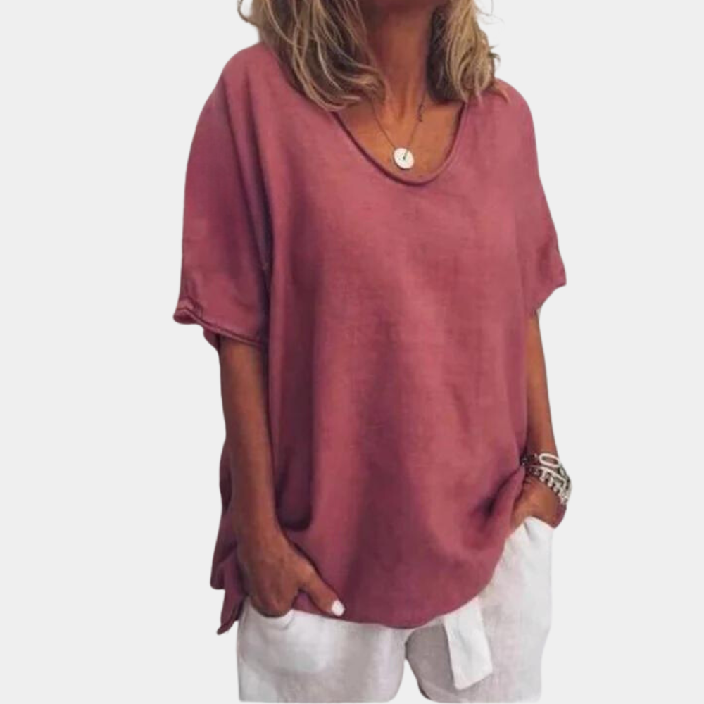 T-shirt ultra doux, tendance et ample pour femme