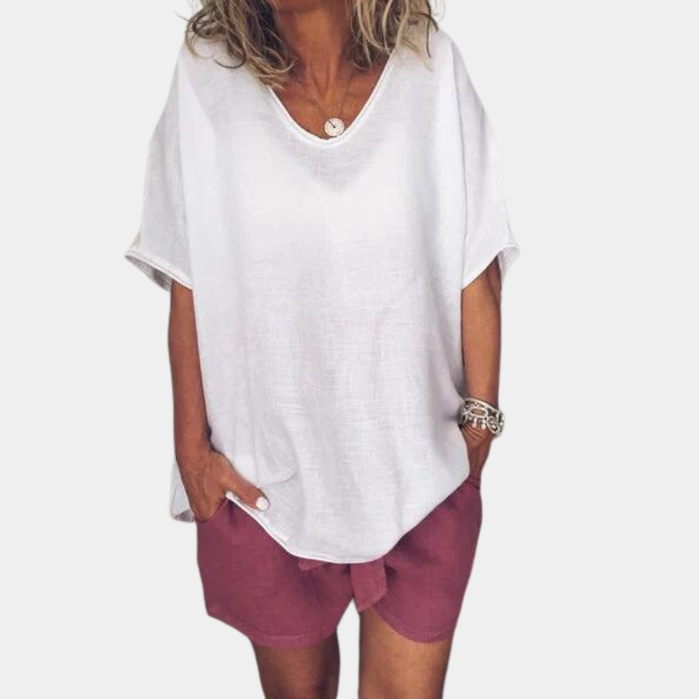 T-shirt ultra doux, tendance et ample pour femme