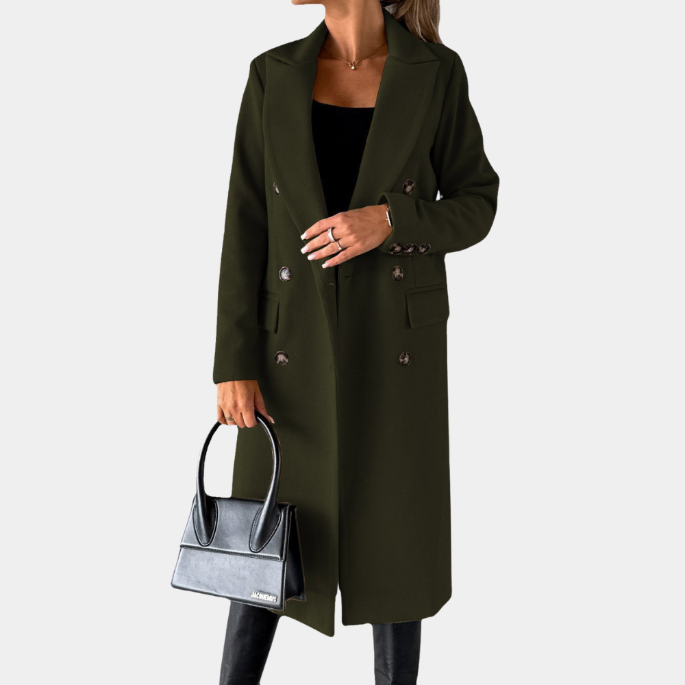Berg-Feldt | Long manteau croisé pour femme - Hiver