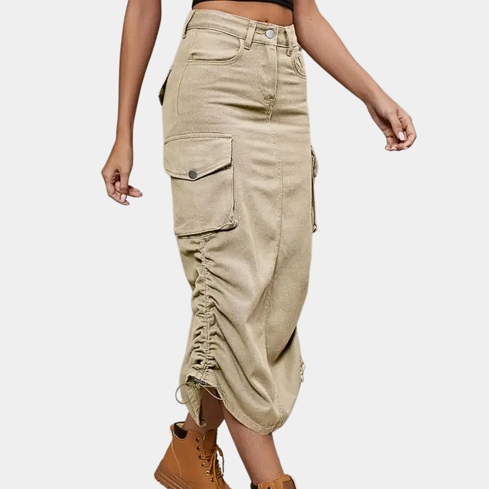 Trendiger Cargo-Rock für Damen