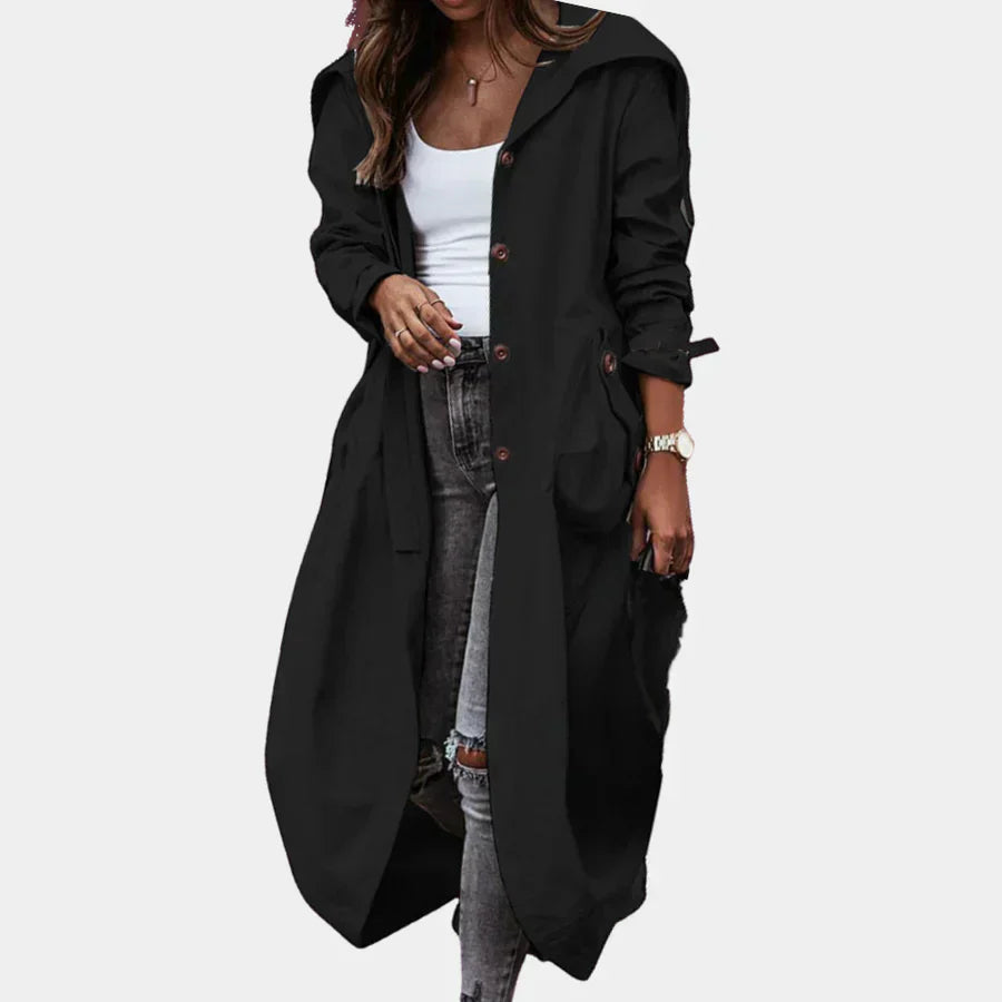 Berg-Feldt | Langer Damenmantel für Einen Modischen Look