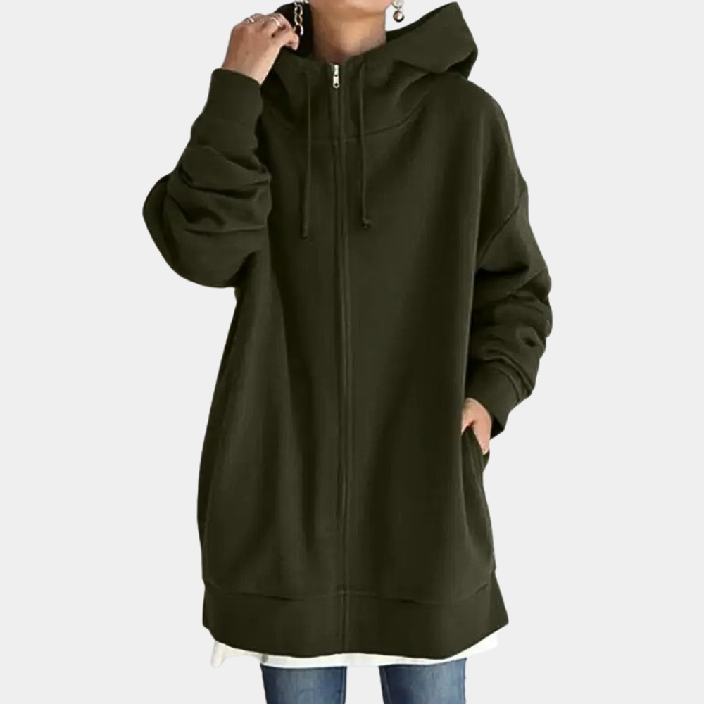 Berg-Feldt | Herbst Hoodie mit Reißverschluss für Frauen