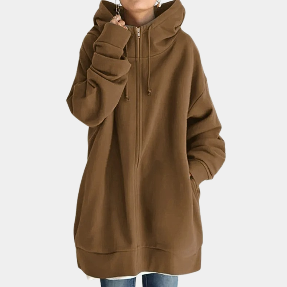 Berg-Feldt | Herbst Hoodie mit Reißverschluss für Frauen