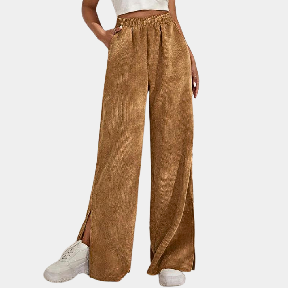 Pantalon en velours côtelé pour femmes : élégant et confortable
