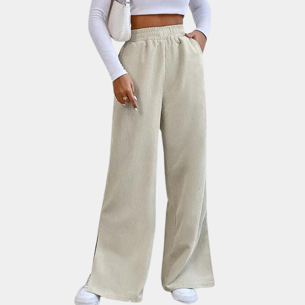 Pantalon en velours côtelé pour femmes : élégant et confortable