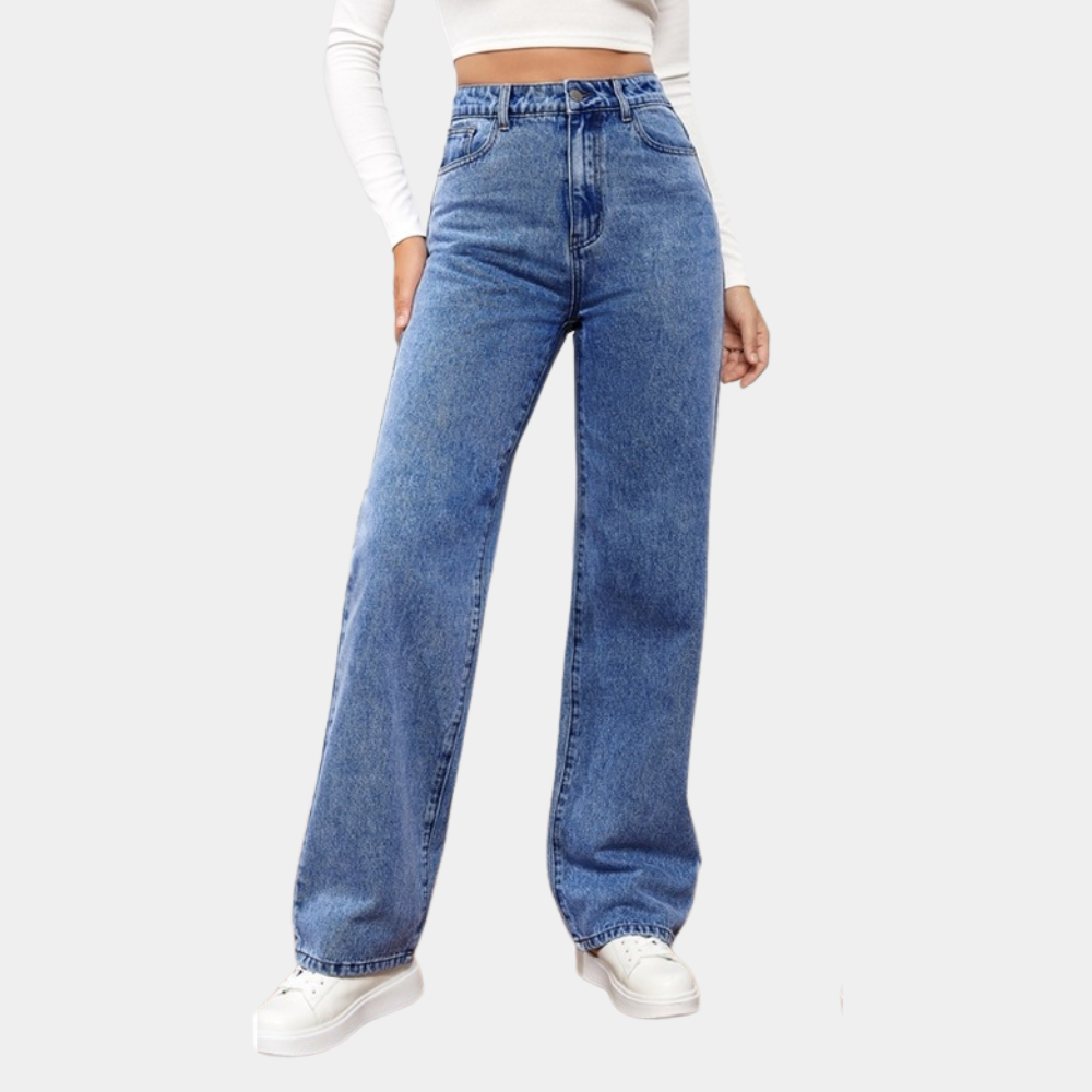 Modische Damenjeans im Relaxed Fit für entspannten Tragekomfort