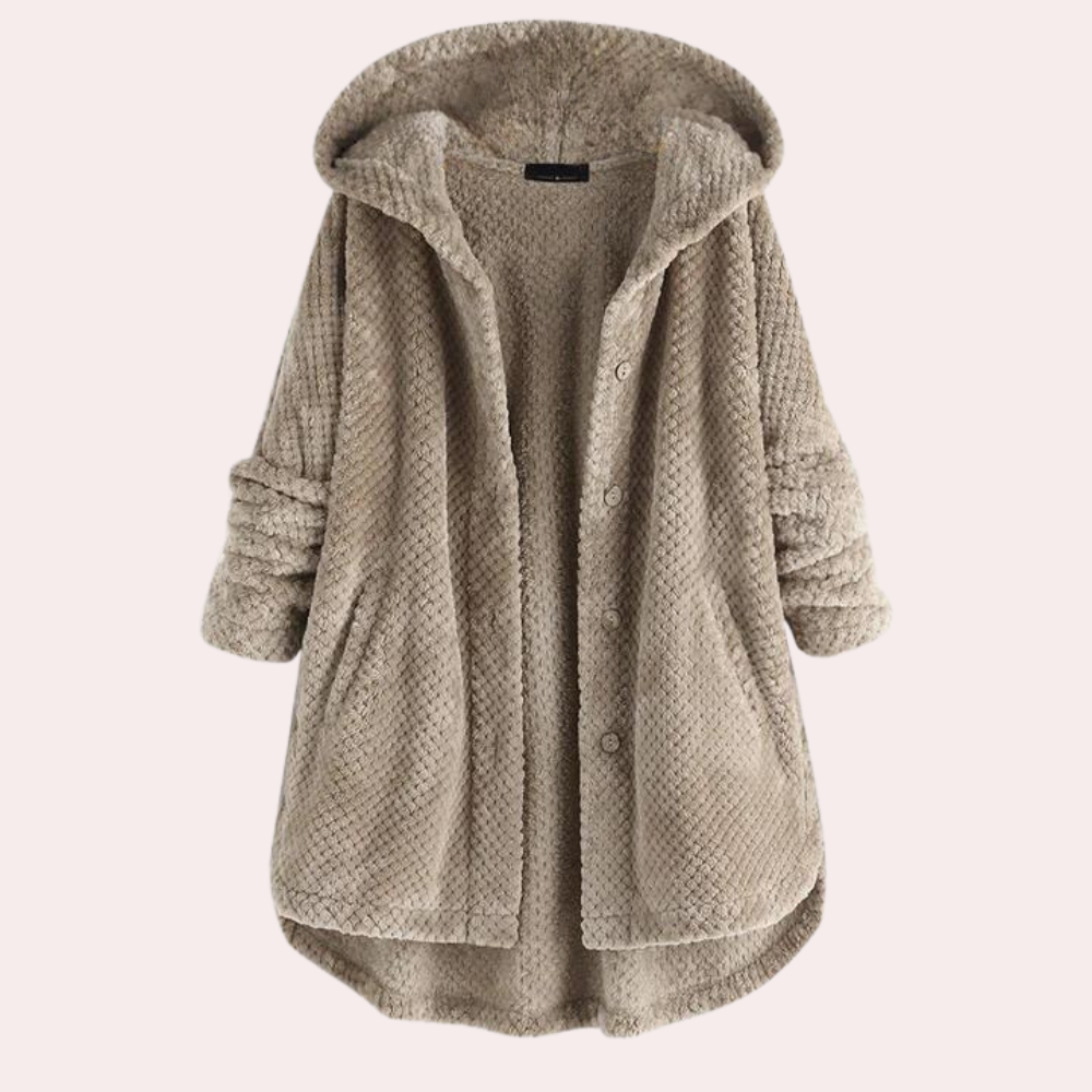 Berg-Feldt | Moderne Sherpa Jacke Schicke Details Gemütlich und Trendy