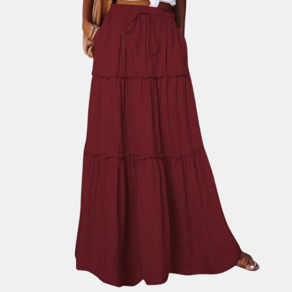 Jupe longue bohème élégante pour femme