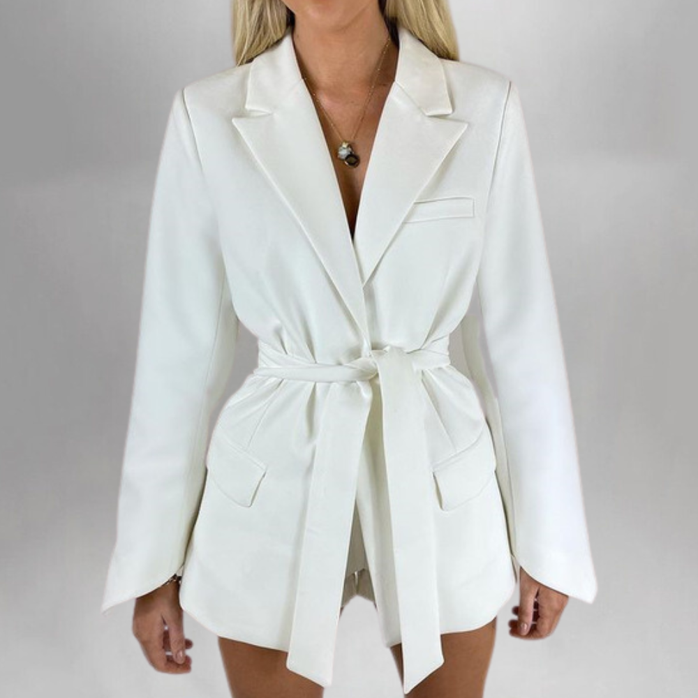 Berg-Feldt | Eleganter Blazer mit Gürtel für Damen