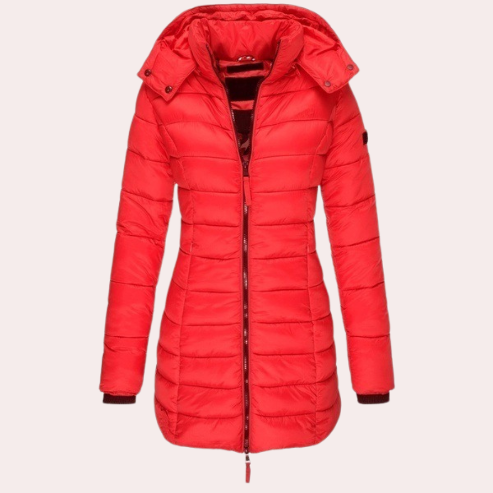 Berg-Feldt | Daunenjack - stilvolle lange gefütterte Jacke für den Winter