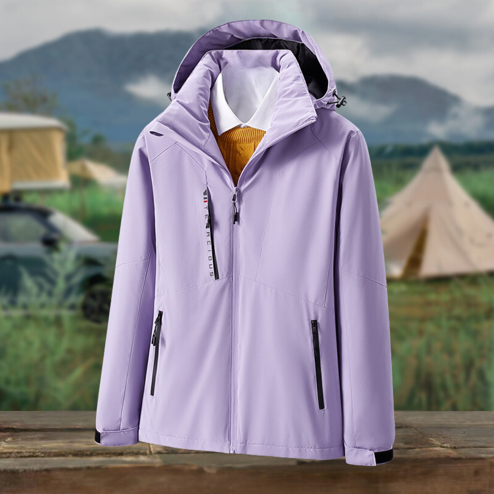 Berg-Feldt | Elegante Damenjacke mit modischer Winterkapuzenpullover