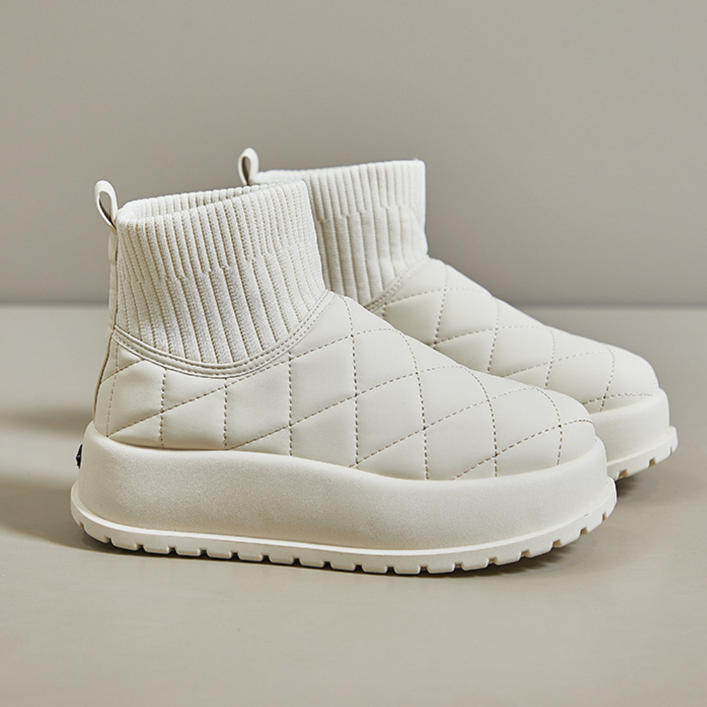 Bottes d'hiver Celesse pour femme : un design matelassé luxueux pour un confort optimal