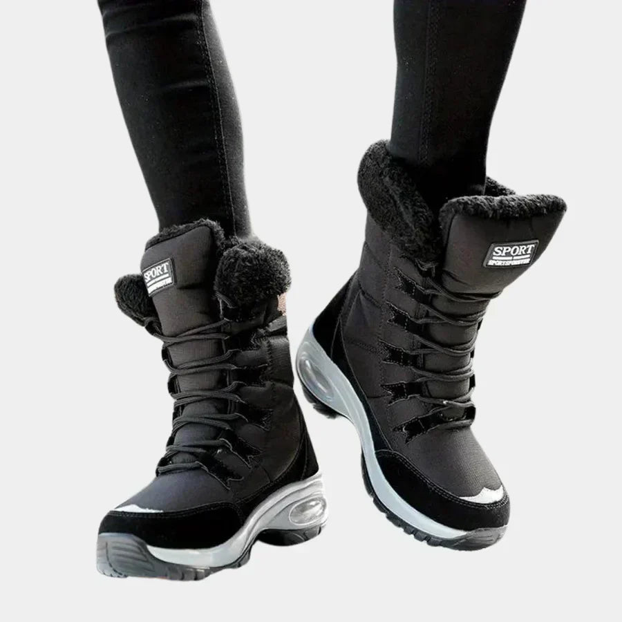Berg-Feldt | Robuste Winterstiefel mit Schnürsenkeln für Frauen